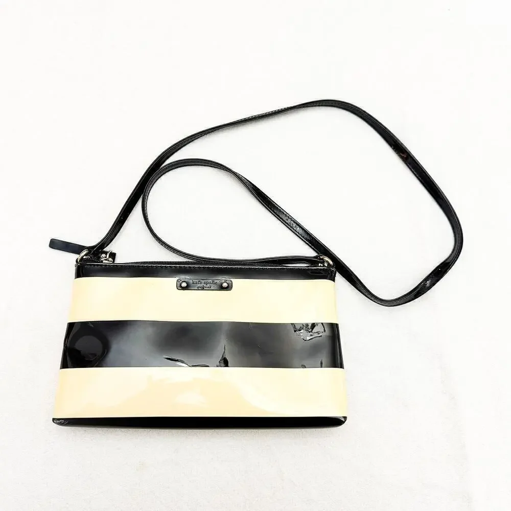 Kate Spade Penn Valley Amy Bag Striped East West Handbag